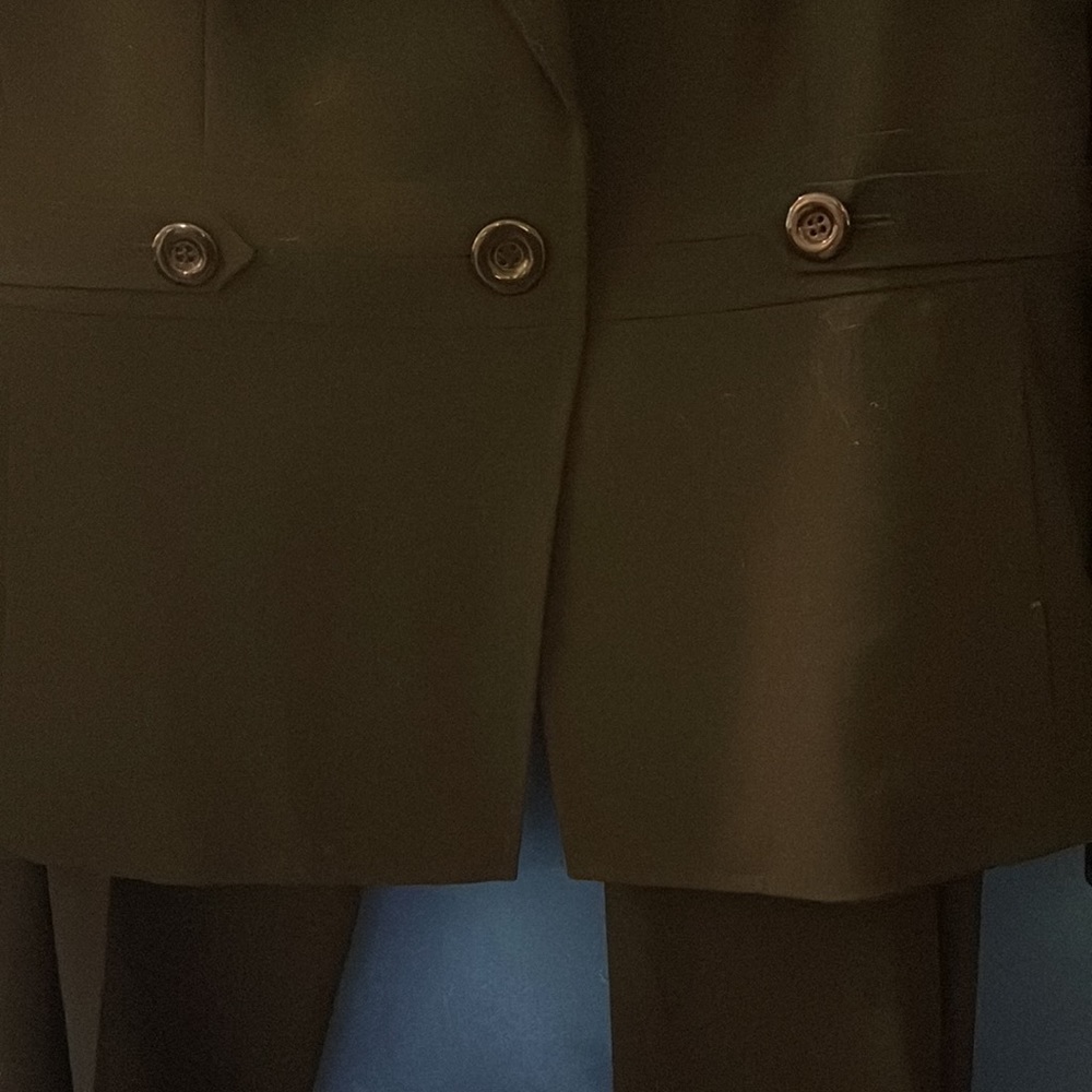 Boutique Essentials Solid Black Pantsuit Size 14 - image 3